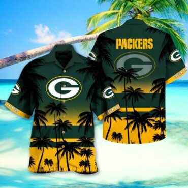 Green Bay Packers Tropical Vibe Hawaiian - Adult & Kids T-Shirts, Sweatshirts & Hoodies apparel design preview 1