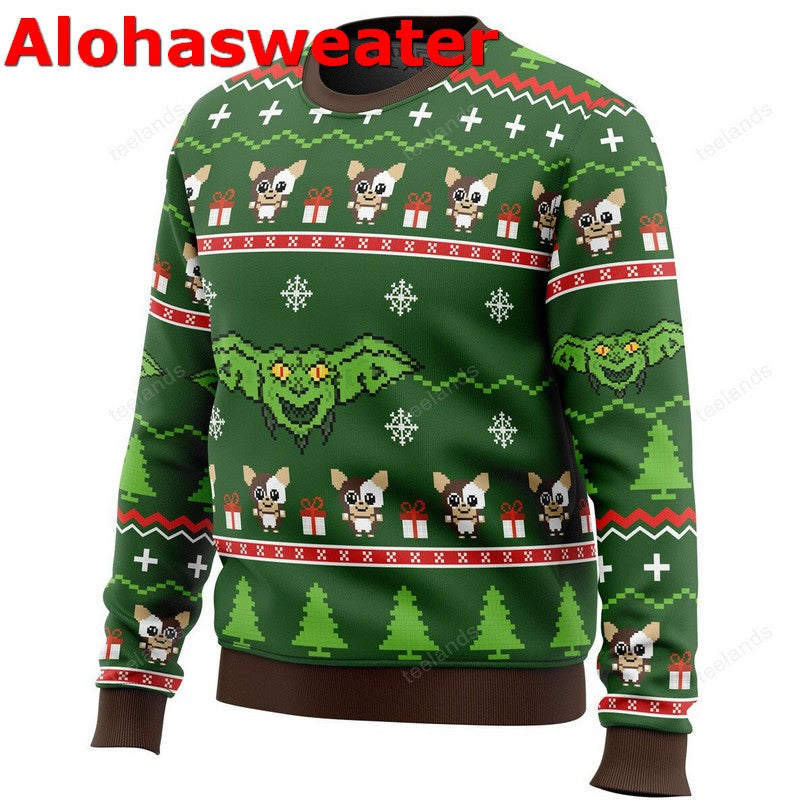 Gremlins Green Ugly Christmas Sweater - Holiday Gift product image 2