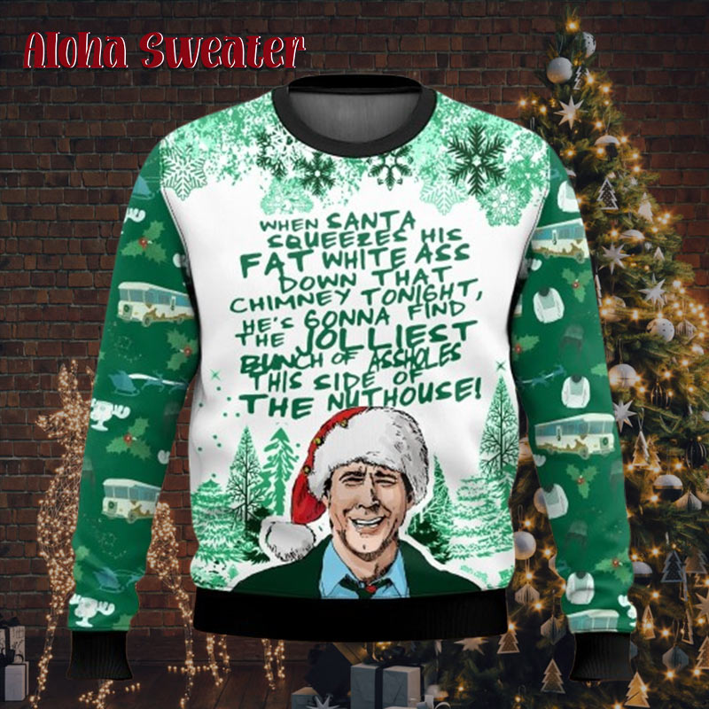 Griswold Quote Christmas Vacation Ugly Christmas Sweater - Holiday Gift product image