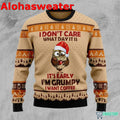 Grumpy Owl Ugly Christmas Sweater - Holiday Gift product image