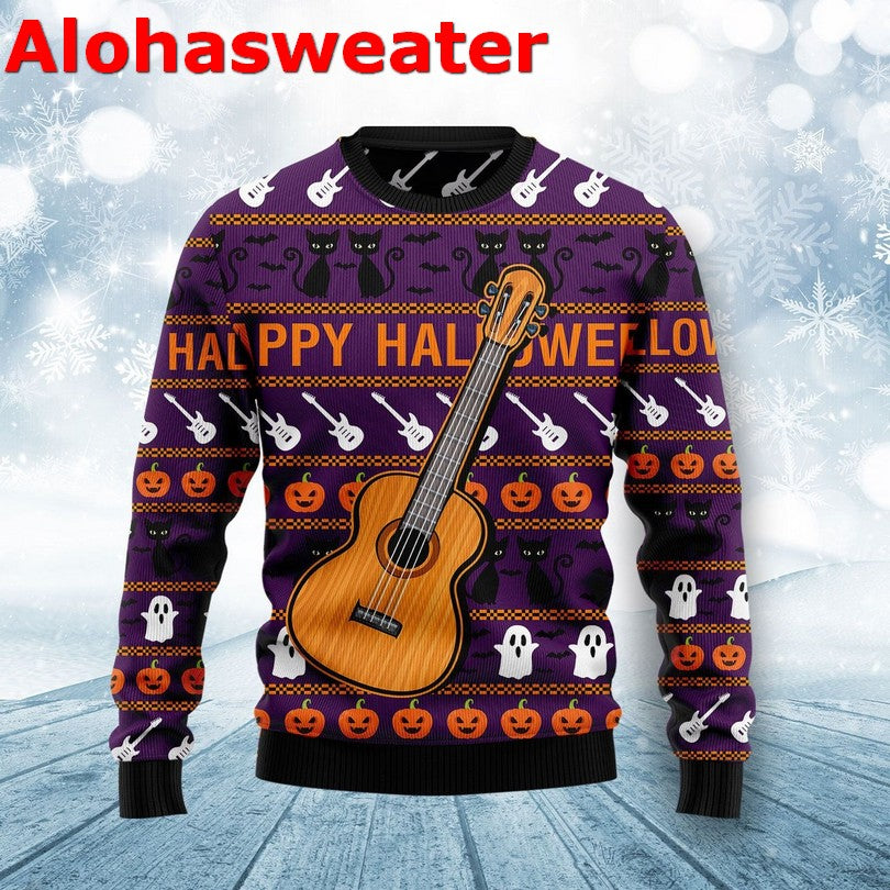 Guitar Christmas Ugly Christmas Sweater - Holiday Gift product image 2