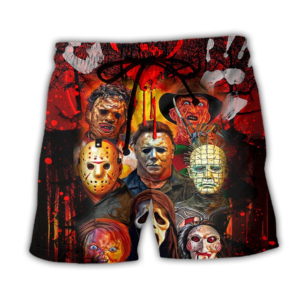Halloween Horror Movie Characters Blood Scary Trendy - Adult & Kids T-Shirts, Sweatshirts & Hoodies apparel design preview 1