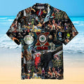 Halloween Horror Summer Theme in Hawaiian - Adult & Kids T-Shirts, Sweatshirts & Hoodies apparel design preview 1