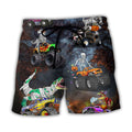 Halloween Skeleton Dinosaur Driving Monster Truck - Adult & Kids T-Shirts, Sweatshirts & Hoodies apparel design preview 1