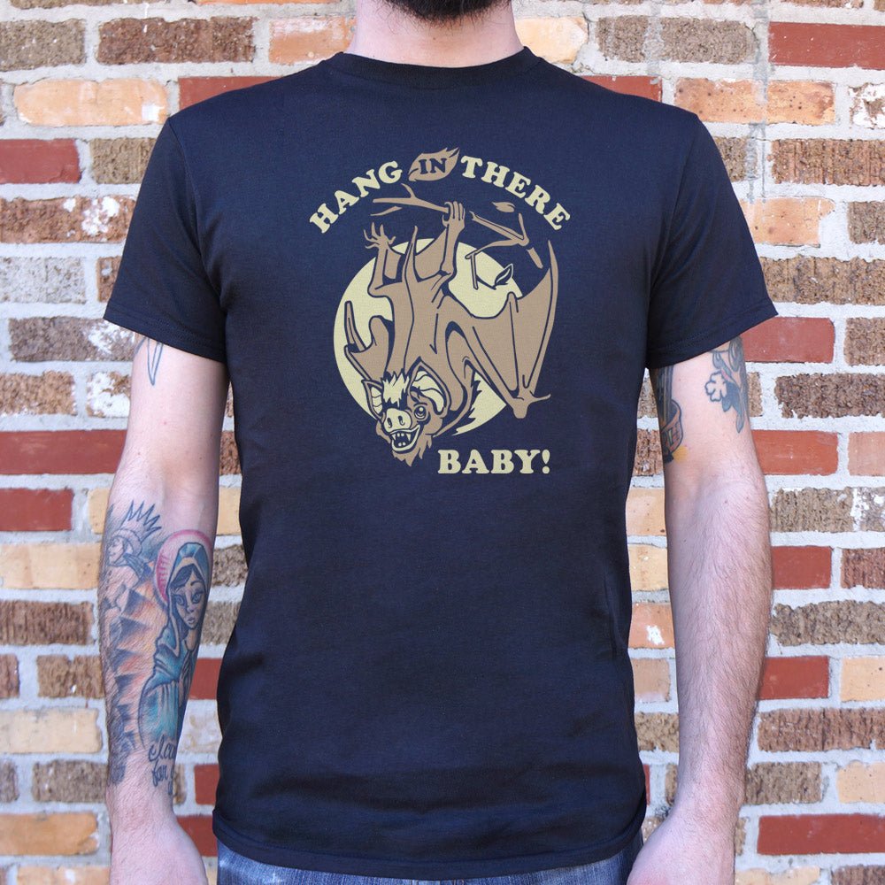 Hang In There Baby Bat - Adult & Kids T-Shirts, Sweatshirts & Hoodies apparel design preview 1