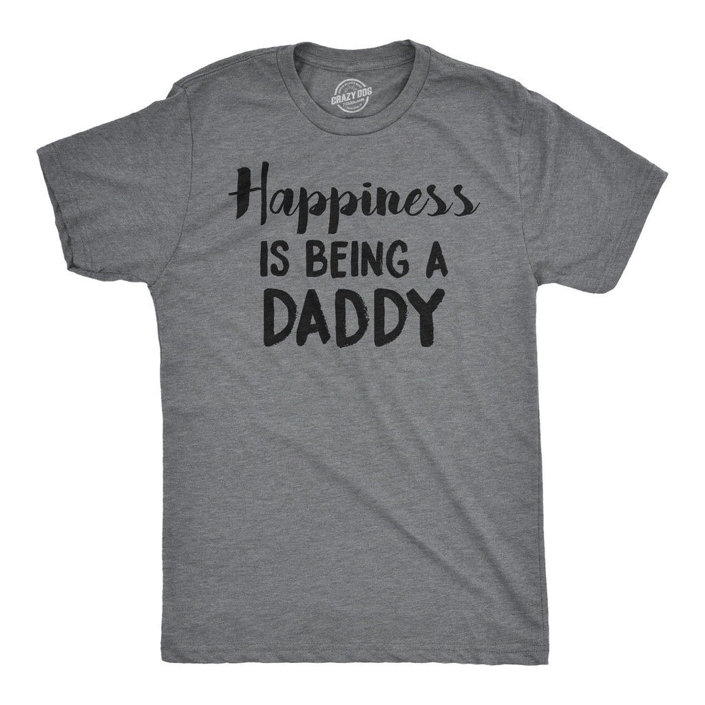 Happiness Is Being Daddy - Adult & Kids T-Shirts, Sweatshirts & Hoodies apparel design preview 1