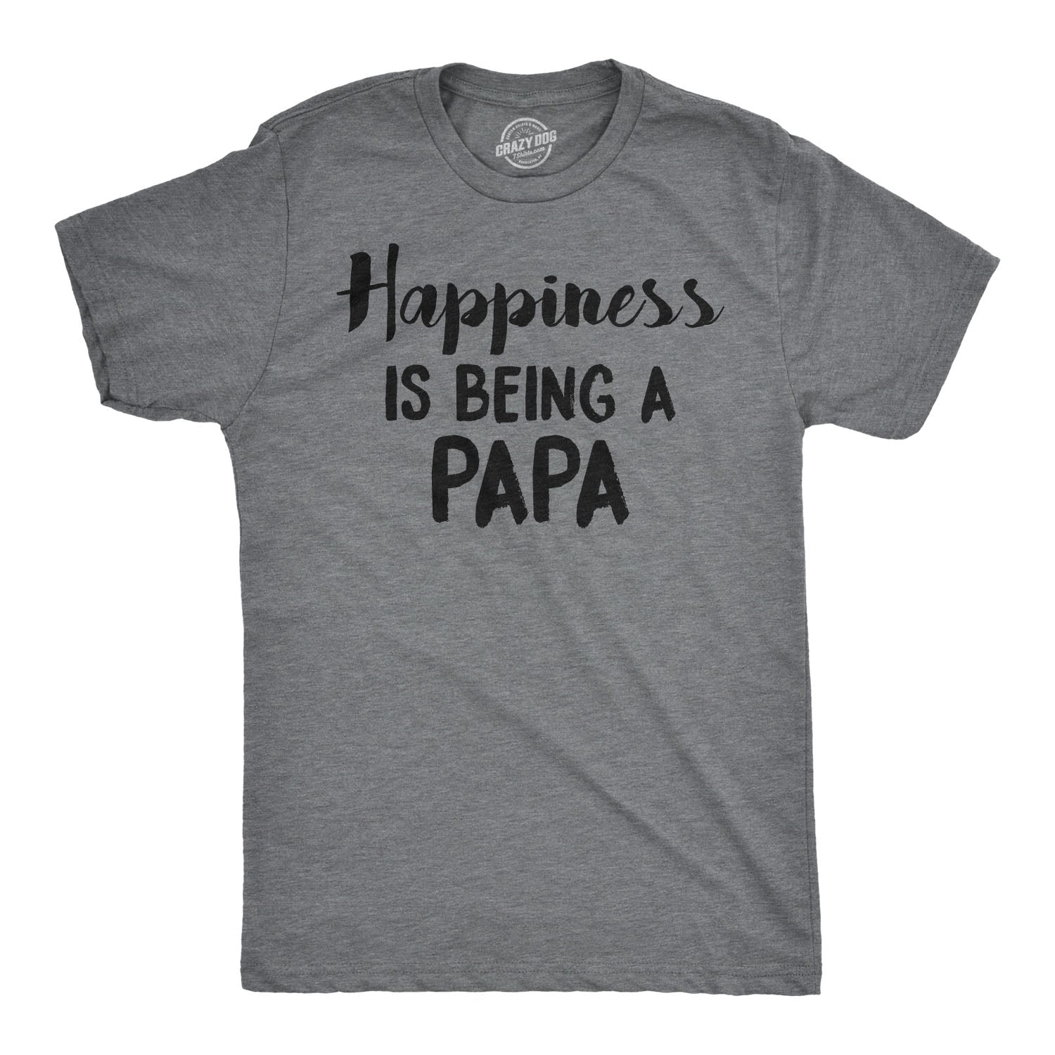 Happiness Is Being Papa - Adult & Kids T-Shirts, Sweatshirts & Hoodies apparel design preview 1