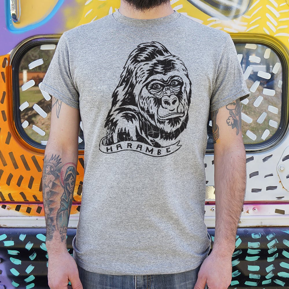 Harambe - Adult & Kids T-Shirts, Sweatshirts & Hoodies apparel design preview 1