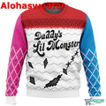 Harley Daddy Lil Monster Ugly Christmas Sweater - Holiday Gift product image