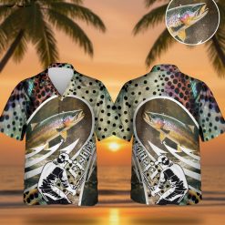 Hawaii Fishing for Men Tropical Fish Button Down - Adult & Kids T-Shirts, Sweatshirts & Hoodies apparel design preview 1