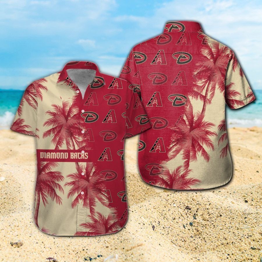 Hawaiian Arizona Diamondbacks Tropical Short Sleeve - Adult & Kids T-Shirts, Sweatshirts & Hoodies apparel design preview 1
