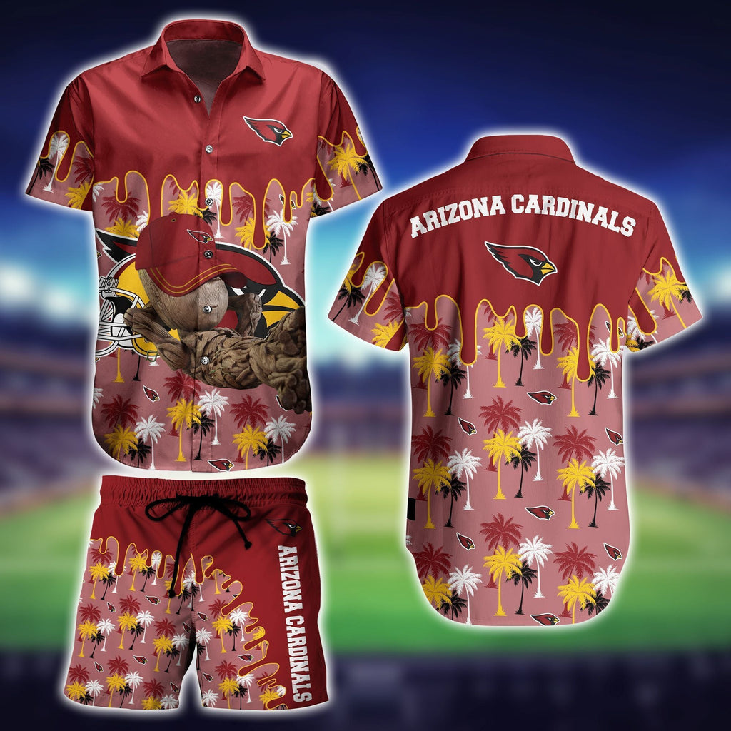 Hawaiian Design Arizona Cardinals Collection Short - Adult & Kids T-Shirts, Sweatshirts & Hoodies apparel design preview 1
