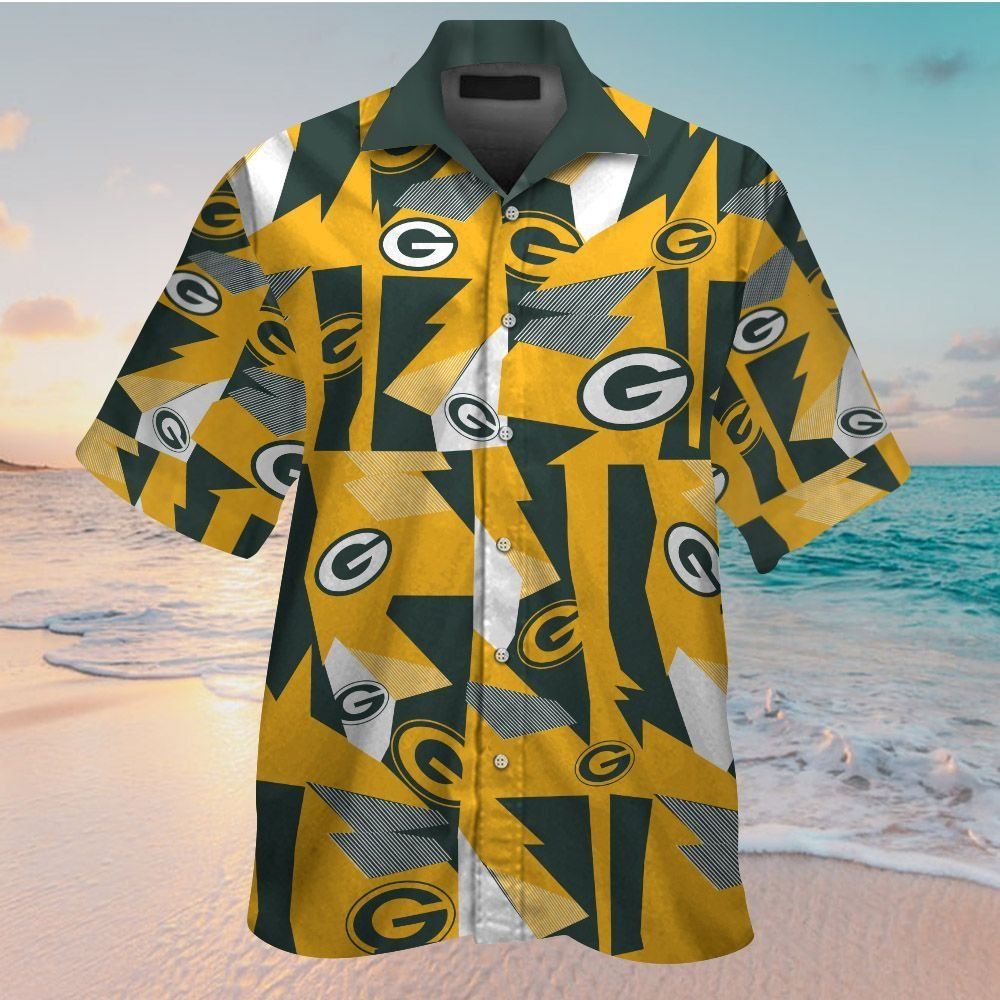 Hawaiian Green Bay Packers Unique Design - Adult & Kids T-Shirts, Sweatshirts & Hoodies apparel design preview 1