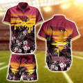 Hawaiian Outfit Series Arizona Cardinals Short Set - Adult & Kids T-Shirts, Sweatshirts & Hoodies apparel design preview 1