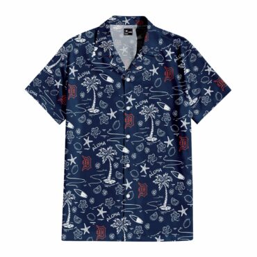 Detroit Tigers Aloha Paradise Hawaiian - Adult & Kids T-Shirts, Sweatshirts & Hoodies apparel design preview 1