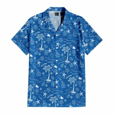 Los Angeles Dodgers Aloha Paradise Hawaiian - Adult & Kids T-Shirts, Sweatshirts & Hoodies apparel design preview 1