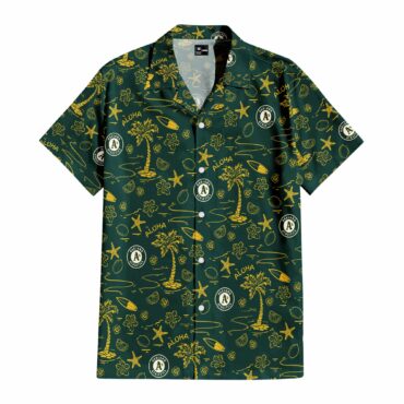 Oakland Athletics Aloha Paradise Hawaiian - Adult & Kids T-Shirts, Sweatshirts & Hoodies apparel design preview 1