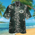 Hawaiian Green Bay Packers Exclusive Design - Adult & Kids T-Shirts, Sweatshirts & Hoodies apparel design preview 1