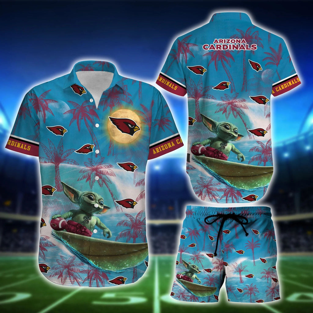 Hawaiian Wear Collection Arizona Cardinals Short - Adult & Kids T-Shirts, Sweatshirts & Hoodies apparel design preview 1