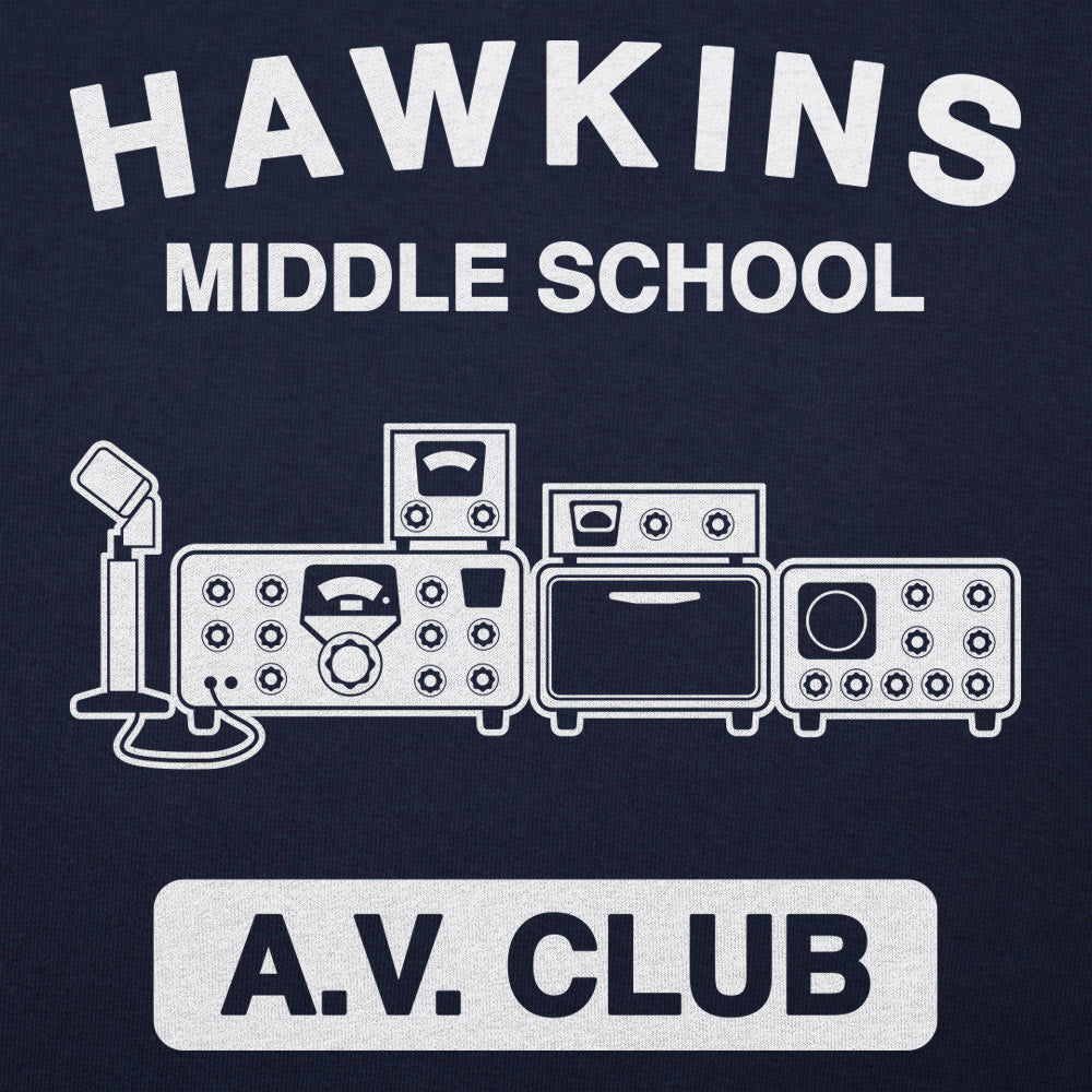 Hawkins AV Club - Adult & Kids T-Shirts, Sweatshirts & Hoodies apparel design preview 1