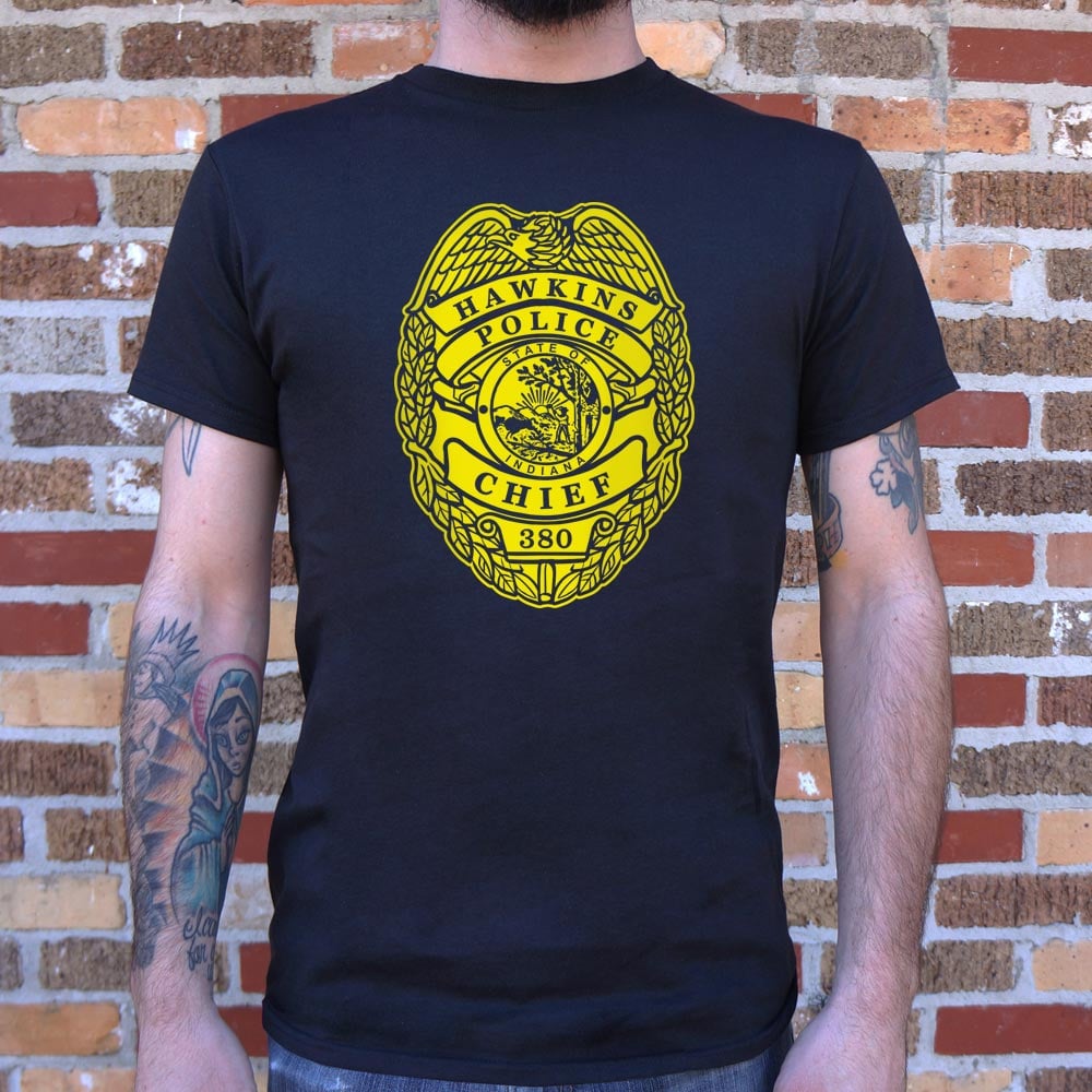 Hawkins Badge - Adult & Kids T-Shirts, Sweatshirts & Hoodies apparel design preview 1