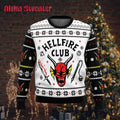 Hellfire Club Stranger Things Ugly Christmas Sweater - Holiday Gift product image