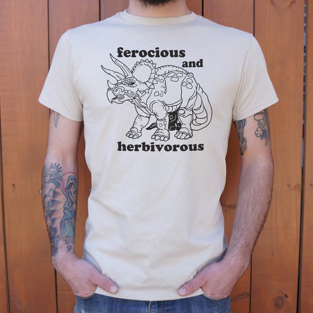Ferocious And Herbivorous - Adult & Kids T-Shirts, Sweatshirts & Hoodies apparel design preview 1