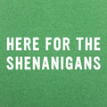 Here For Shenanigans - Adult & Kids T-Shirts, Sweatshirts & Hoodies apparel design preview 1