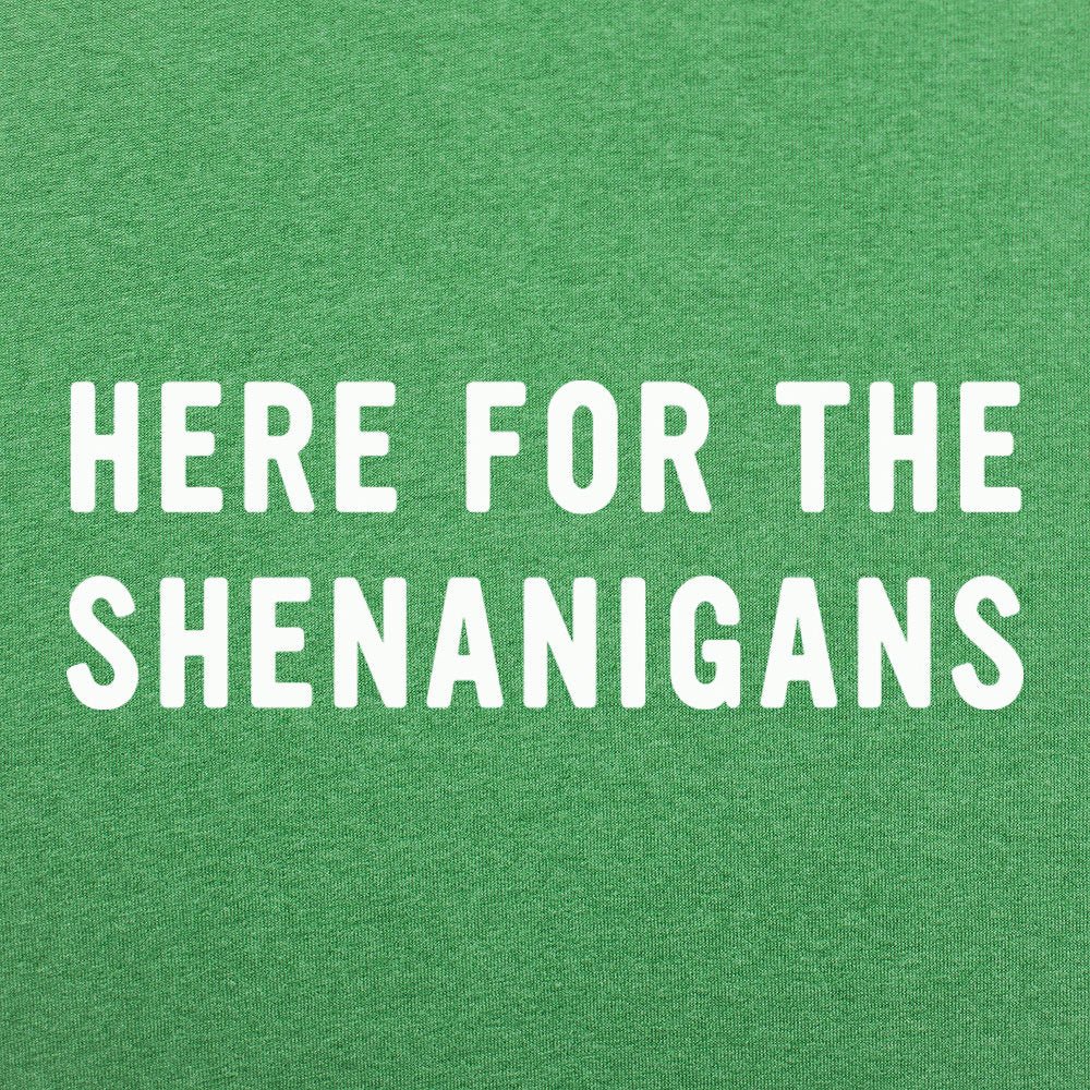 Here For Shenanigans - Adult & Kids T-Shirts, Sweatshirts & Hoodies apparel design preview 1