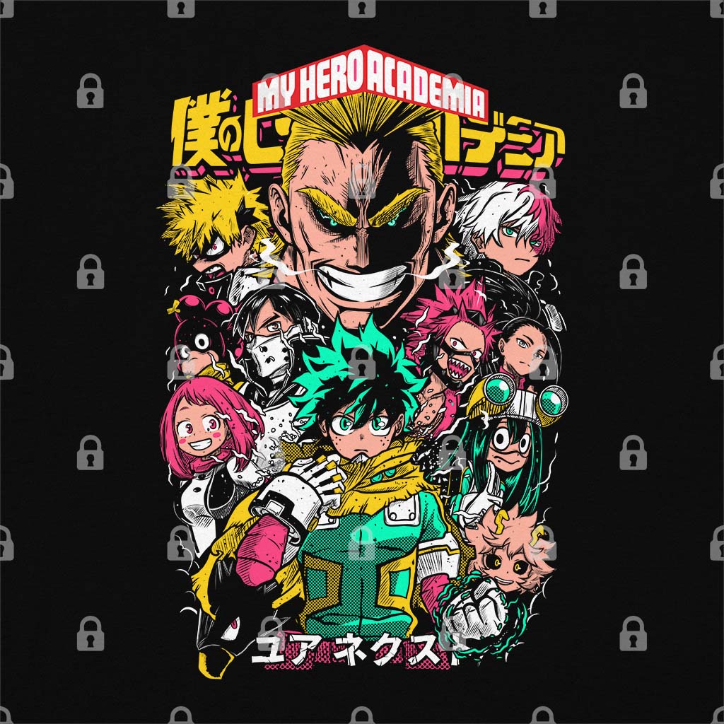 Heroes Academy - Adult & Kids T-Shirts, Sweatshirts & Hoodies apparel design preview 1