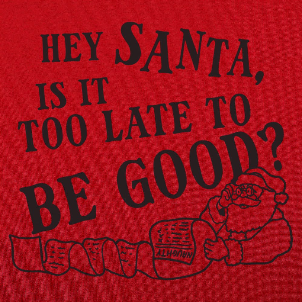 Hey Santa - Adult & Kids T-Shirts, Sweatshirts & Hoodies apparel design preview 1