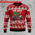 Hippie Car merry Christmas Sweater - Holiday Gift product image