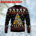 Hippie tree Xmas Christmas Sweater - Holiday Gift product image