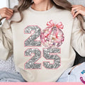 Pink Coquette New Year 2025 Retro Years Disco Ball Me - Adult & Kids T-Shirts, Sweatshirts & Hoodies apparel design preview 1