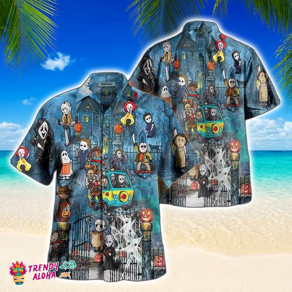 Horror Characters Halloween Summer Holiday Family - Adult & Kids T-Shirts, Sweatshirts & Hoodies apparel design preview 1