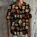 Horror Characters Halloween Trendy Hawaiian - Adult & Kids T-Shirts, Sweatshirts & Hoodies apparel design preview 1