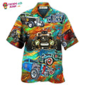Hot Rod Car How To Ride A Hawaiian Trendy Aloha - Adult & Kids T-Shirts, Sweatshirts & Hoodies apparel design preview 1