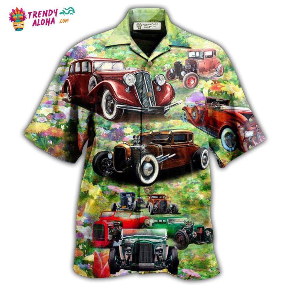 Hot Rod Car Life Is Too Short To Drive Boring Cars - Adult & Kids T-Shirts, Sweatshirts & Hoodies apparel design preview 1