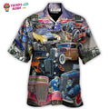 Hot Rod Diner Car Show Hawaiian Trendy Aloha - Adult & Kids T-Shirts, Sweatshirts & Hoodies apparel design preview 1