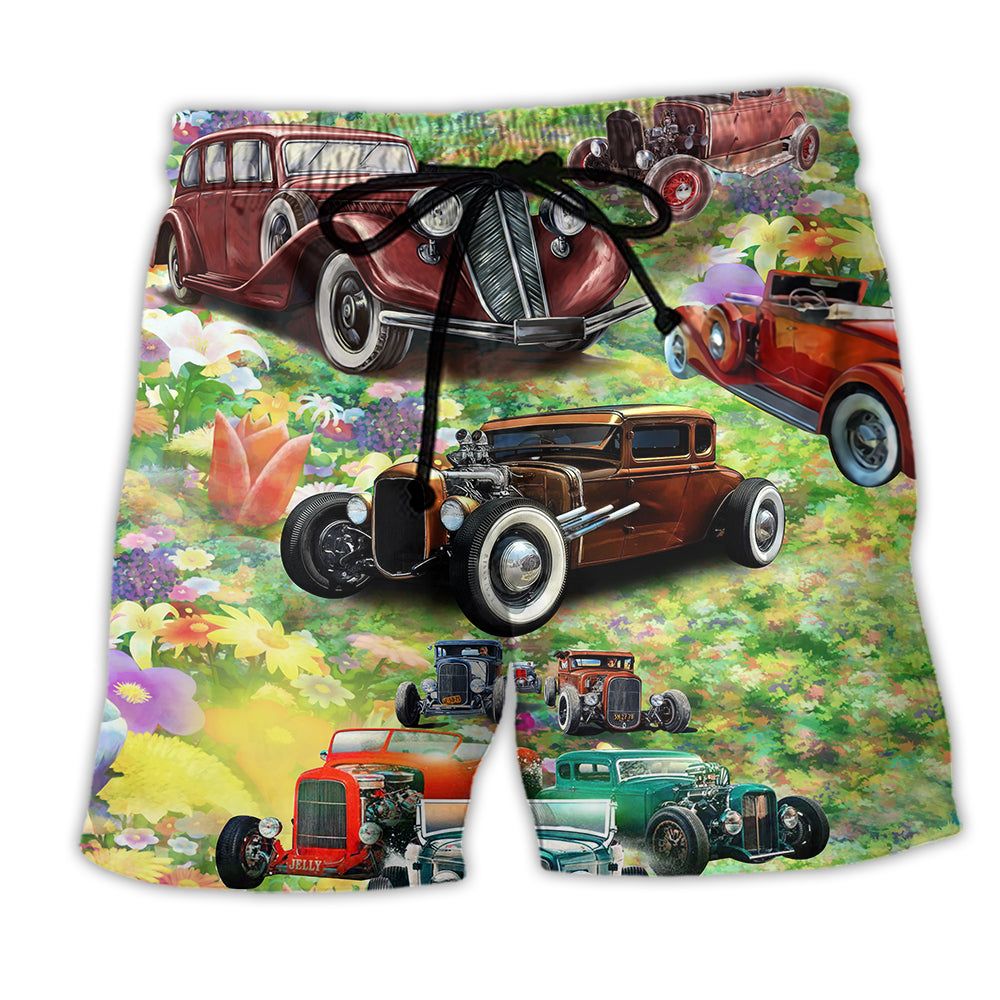 Hot Rod Life Is Too Short To Drive Boring Cars Trendy - Adult & Kids T-Shirts, Sweatshirts & Hoodies apparel design preview 1