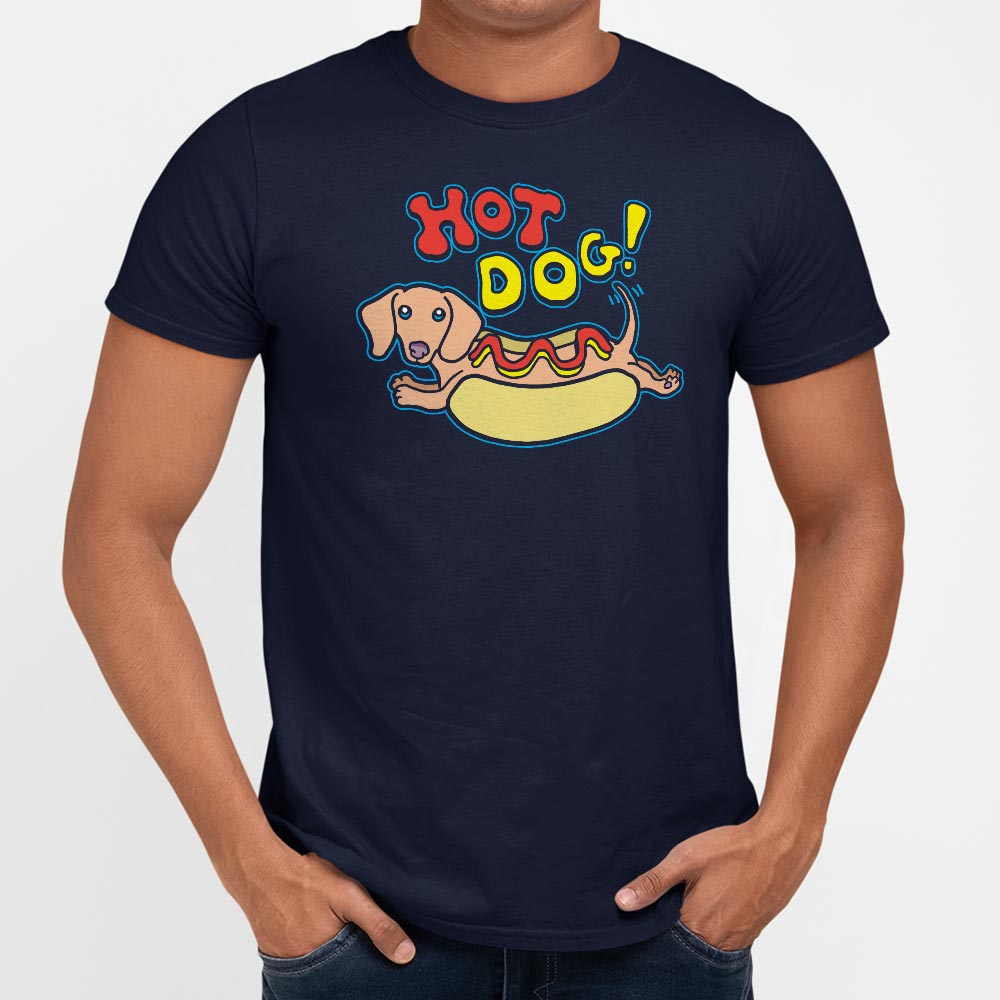 Hot Dog Full Color - Adult & Kids T-Shirts, Sweatshirts & Hoodies apparel design preview 1