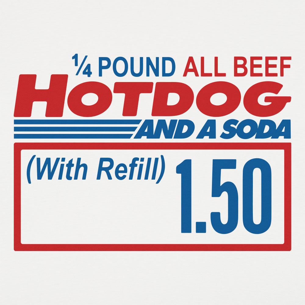 Hot Dog and a Soda - Adult & Kids T-Shirts, Sweatshirts & Hoodies apparel design preview 1