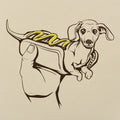 Hot Dog - Adult & Kids T-Shirts, Sweatshirts & Hoodies apparel design preview 1
