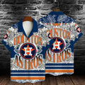 Houston Astros Bold Floral Hawaiian - Adult & Kids T-Shirts, Sweatshirts & Hoodies apparel design preview 1