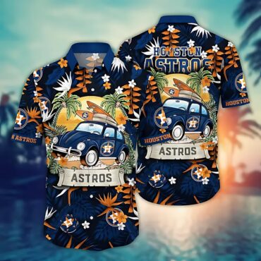 Houston Astros Classic Cruiser Hawaiian - Adult & Kids T-Shirts, Sweatshirts & Hoodies apparel design preview 1