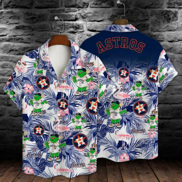 Houston Astros Orbit Island Hawaiian - Adult & Kids T-Shirts, Sweatshirts & Hoodies apparel design preview 1
