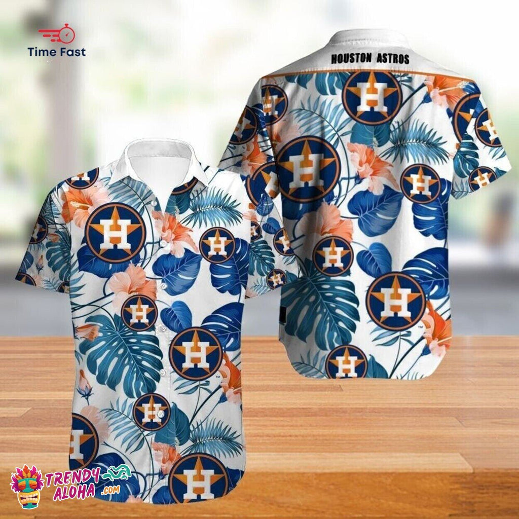 Houston Astros Tropical Hawaiian S to 5XL Floral - Adult & Kids T-Shirts, Sweatshirts & Hoodies apparel design preview 1