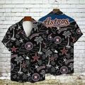 Houston Astros Tropical Stars Hawaiian - Adult & Kids T-Shirts, Sweatshirts & Hoodies apparel design preview 1