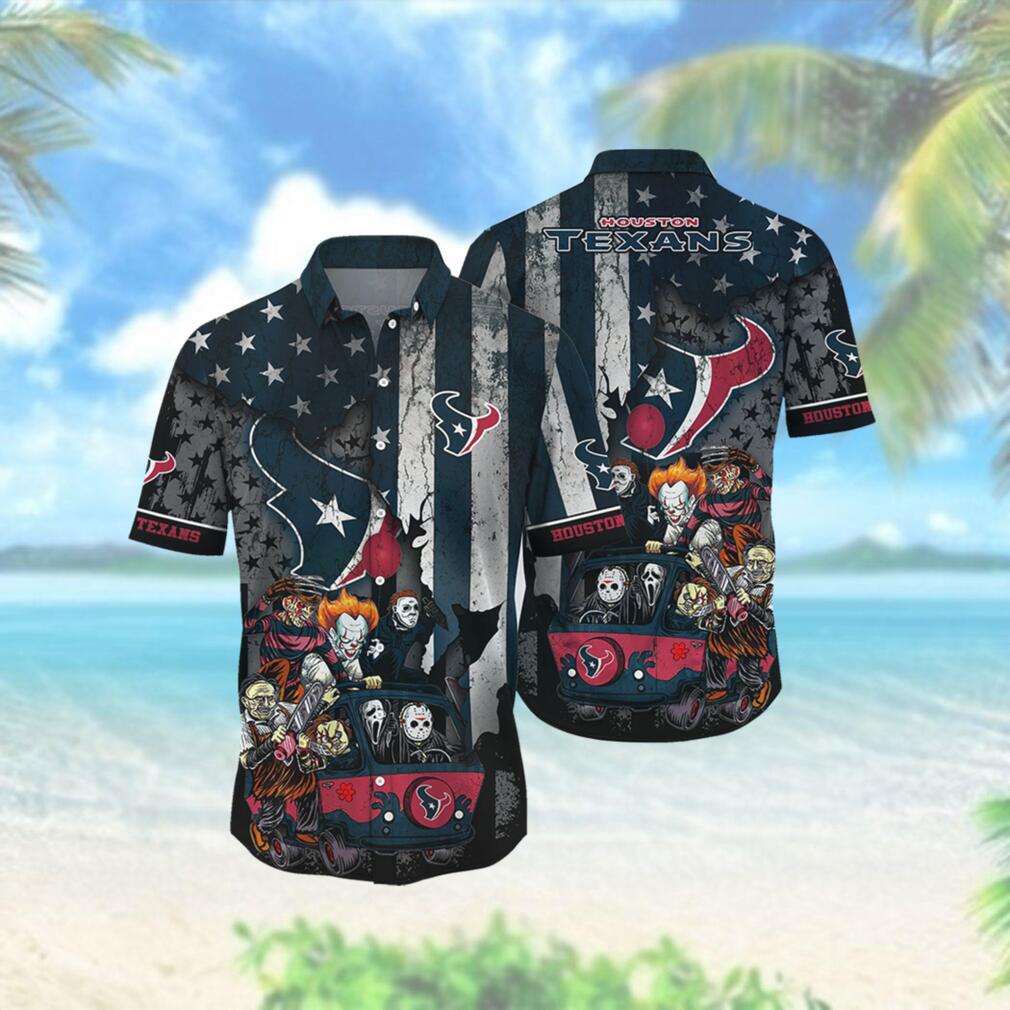 Houston Texans Hawaiian Style Hot Trending - Adult & Kids T-Shirts, Sweatshirts & Hoodies apparel design preview 1