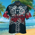 Houston Texans Short Sleeve Button Up Tropical - Adult & Kids T-Shirts, Sweatshirts & Hoodies apparel design preview 1